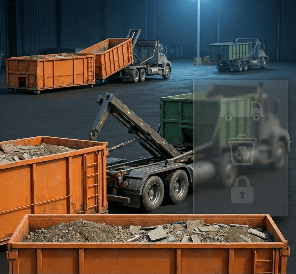 Roll-off dumpster fleet